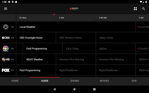 Screenshot of Dakota Central TV
