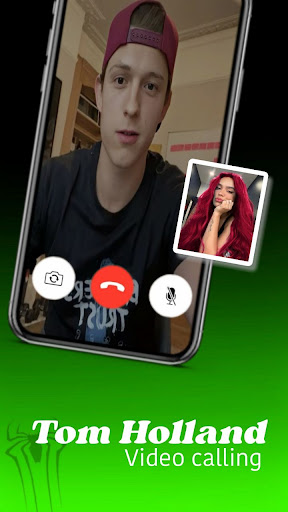 Tom Holland Fake Video Call Screen 2