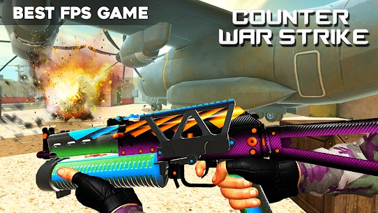 Counter War Strike 2021- 3D Shooting Gun Games Mod Apk 1.0.1 (A Lot of Money) 2