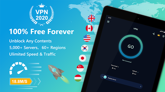 Free VPN Super MOD APK -Fast & Secure (Premium Unlocked) Download 6