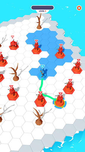 Android application Hyper Hex Conquest screenshort