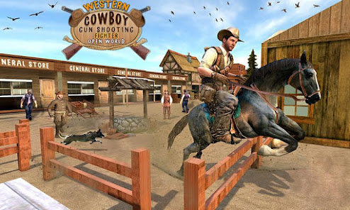 Western Cowboy Gun Shooting Fighter Open World  screenshots 1