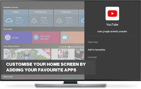 Super Smart TV Launcher LIVE Capture d'écran