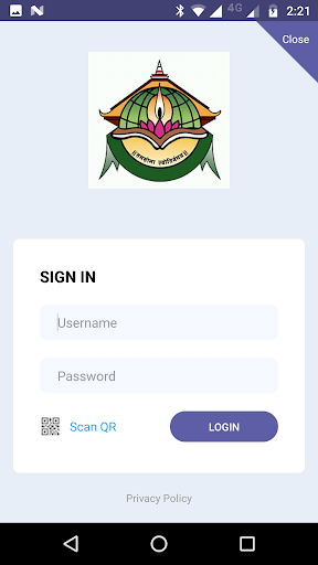 Android application Green Peace Lincon College screenshort