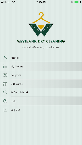 Westbank Dry Cleaning Screen 2