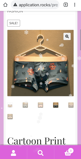 Android application Men Underwear Store screenshort