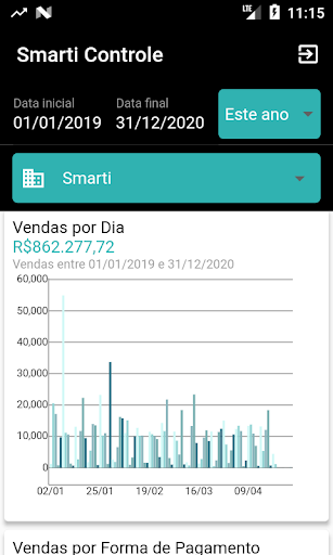 Smarti Controle Screen 2