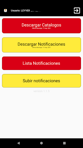 Android application Notificaciones de Abogados PAE screenshort