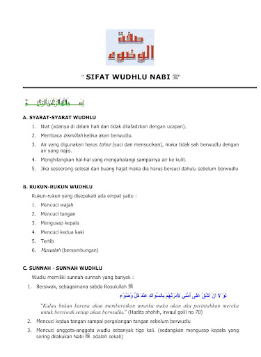 Sifat Wudhu Nabi Muhammad Saw Screen 2