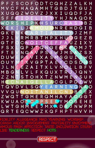 Word Search Puzzle Screen 2