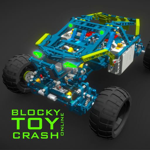 Blocky Toy Car Crash Online  Icon