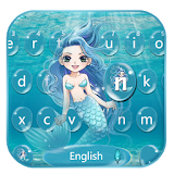 Blue sea water Keyboard Theme icon