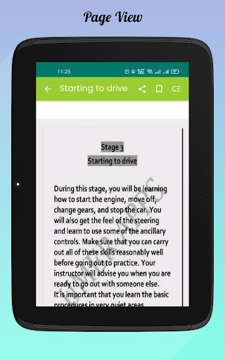 Driving book - manual  Mcqs
