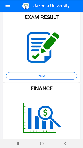 Jazeera University App Screen 2