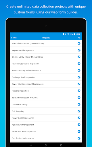 Mobile Data Collection Screenshot