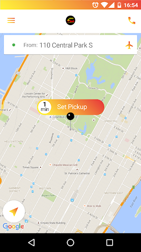 Android application Flash Transportation screenshort