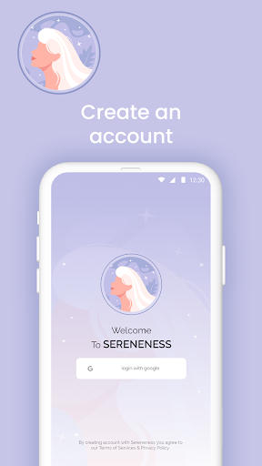 Android application SereneNess: Mood Journal screenshort