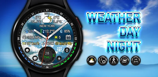 Weather Day Night watch face