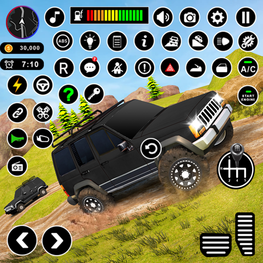 jeep games 4x4 off road car 3d 2.5 Icon