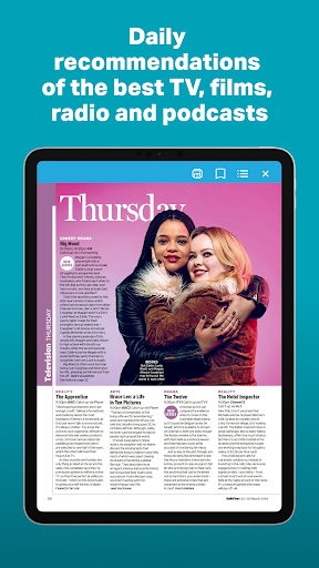 Screenshot of Radio Times Digital Magazine