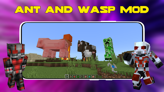Ant and Wasp Mod for Minecraft