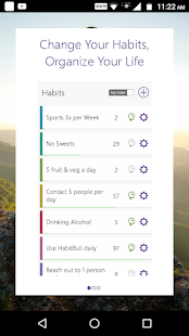 Habit Tracker Bildschirmfoto
