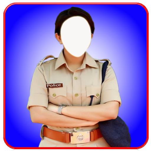 Women Police Photo Suit  Icon