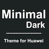 Minimal Dark theme for Huawei icon