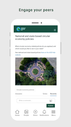 Android application ACE Hub Portal screenshort