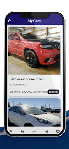 Android application شركة الصافي المتحدة للسيارات screenshort