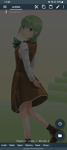 Jota+ β (Text Editor) Screen 3