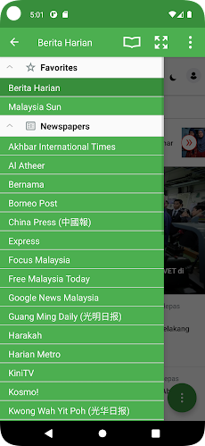 Akhbar Malaysia - semua beritaのおすすめ画像1