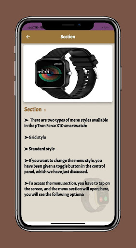 Ptron force x10 watch Guide