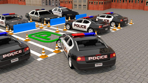 Android application Modern Police Car Parking Sim screenshort