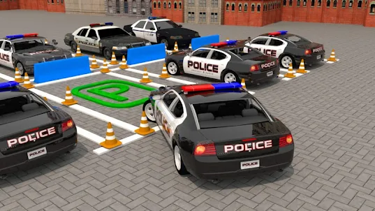 Modern Police Car Parking Sim