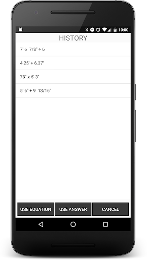 Tape Measure Calculator Screen 3