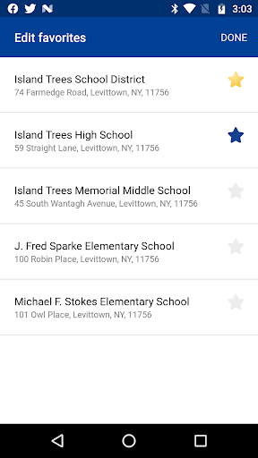 Island Trees School District Screen 2