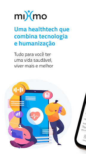 Android application Mihmo Saúde screenshort