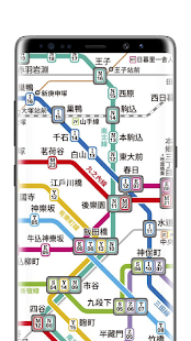 東京地鐵路線圖スクリーンショット 2