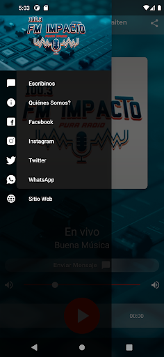 Fm Impacto 100.3 El Maiten Screen 2