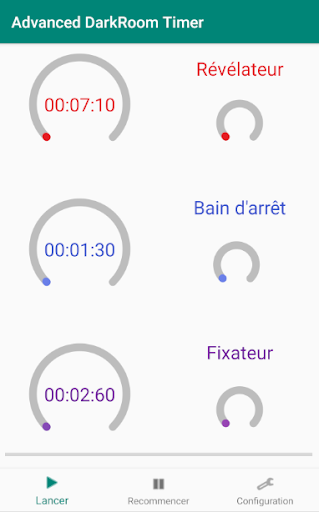 Android application Advanced Darkroom Timer screenshort