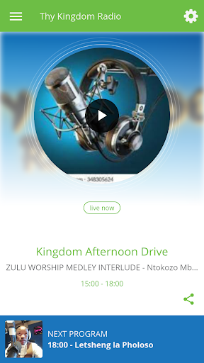 Android application Thy Kingdom Radio screenshort