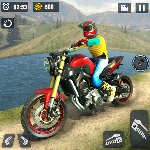 Uphill Offroad Motorbike Rider logo