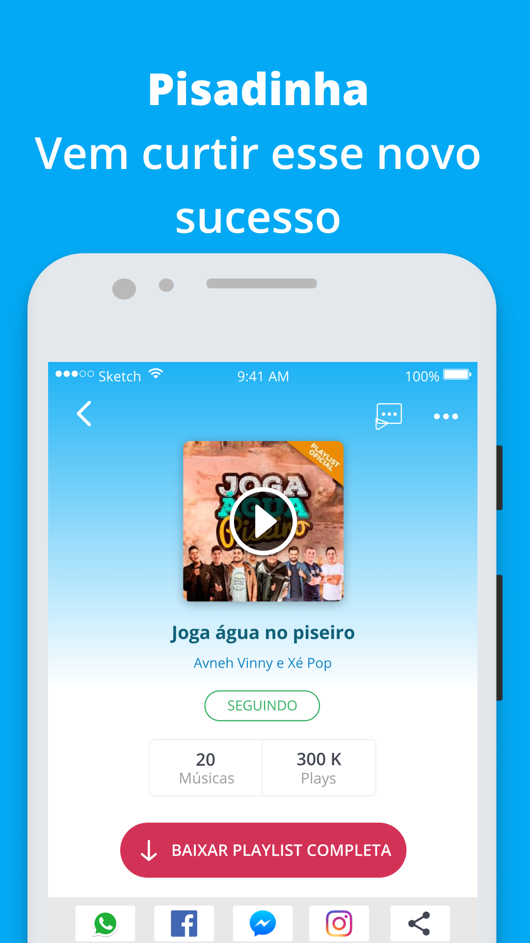 Android application Sua Música screenshort