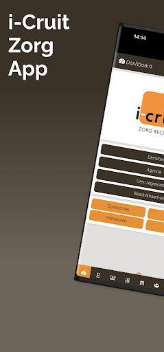 Android application i-Cruit Zorg screenshort