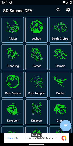 Android application SC Sounds screenshort