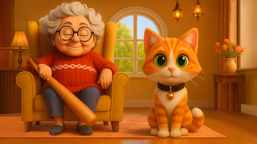 Angry Granny Prank vs Bad Cat screenshot 16