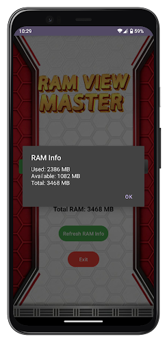 RAM View Master ekran görüntüsü