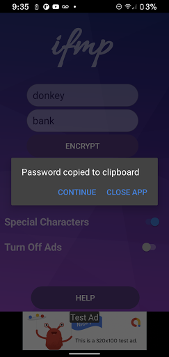 I Forgot My Password Screen 3
