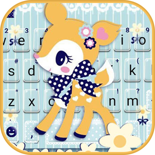 Cute Deer Bow Keyboard Theme logo